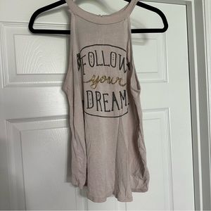 Free 💥 Worn “Follow Your Dream” Tank, L